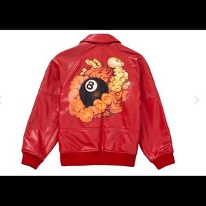 Supreme Schott Martin Wong 8 Ball Leather jacket